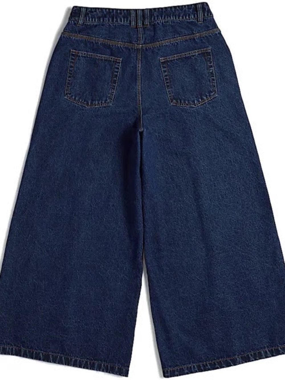 Adidas x Ivy Park Beyoncé Denim Wide-Leg Snap Cargo Pants - Size XS - Picture 2 of 7